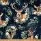 Fabric Hoffman Midnight Deer Forest Fawn by the Quarter Yard X5580-128
